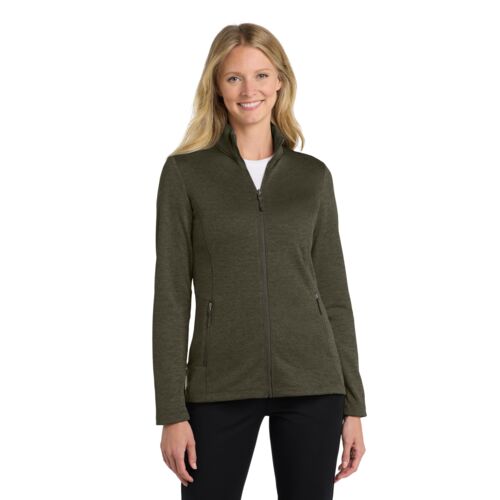 ® Ladies Collective Striated Fleece Jacket Thumbnail