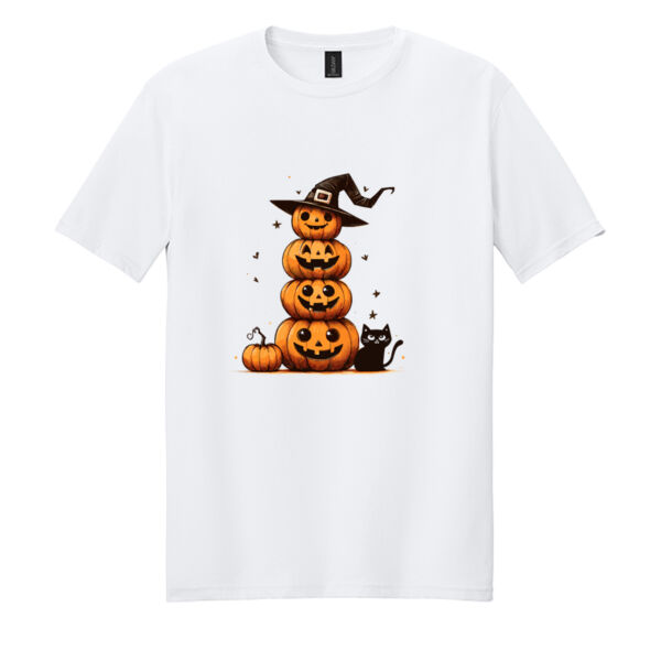 Stacked Pumpkins Halloween Tee Thumbnail