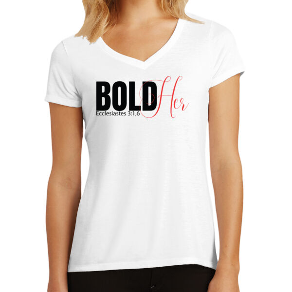 Women's  Conference V Neck Tee Thumbnail