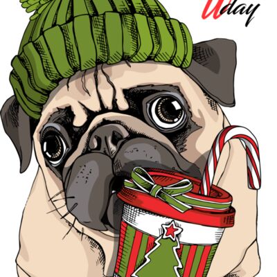 Pug and Coffee Thumbnail