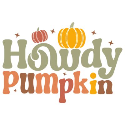Fall Howdy Pumpkin SVG 01 Thumbnail