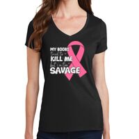 Ladies Fan Favorite V Neck Tee Thumbnail